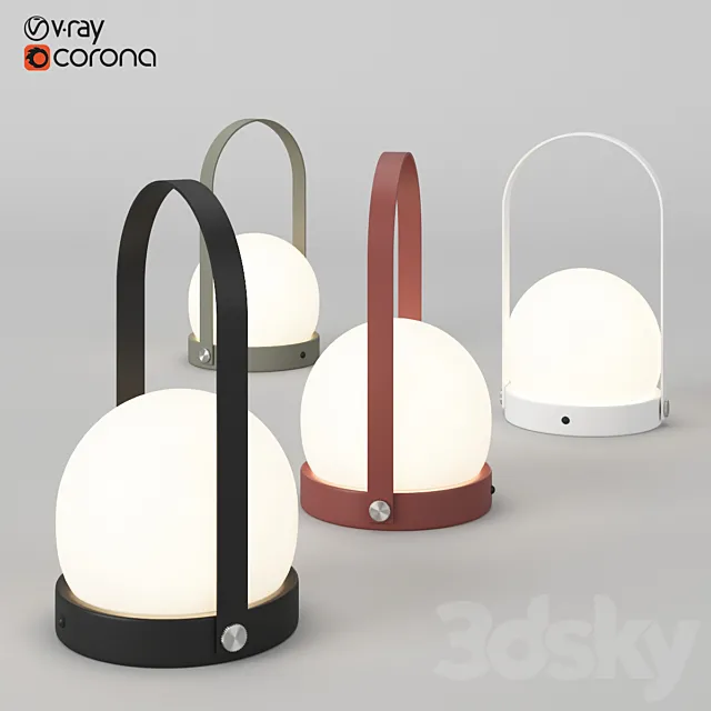 Menu Carrie Lamp 3D Model