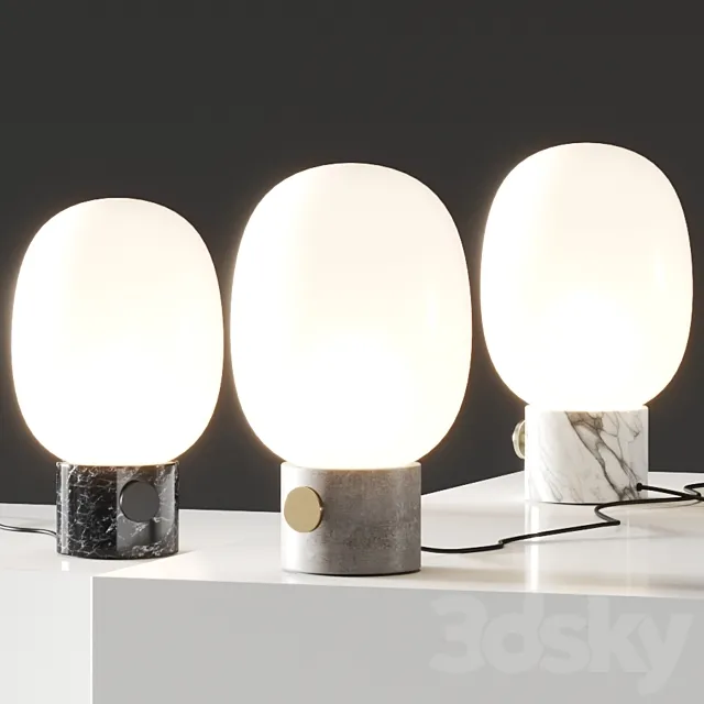 Menu JWDA Table Lamp 3DModel