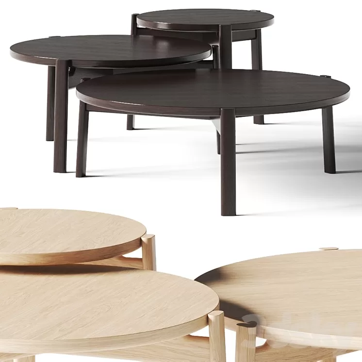 Menu Passage Lounge Coffee Tables 3D Model Free