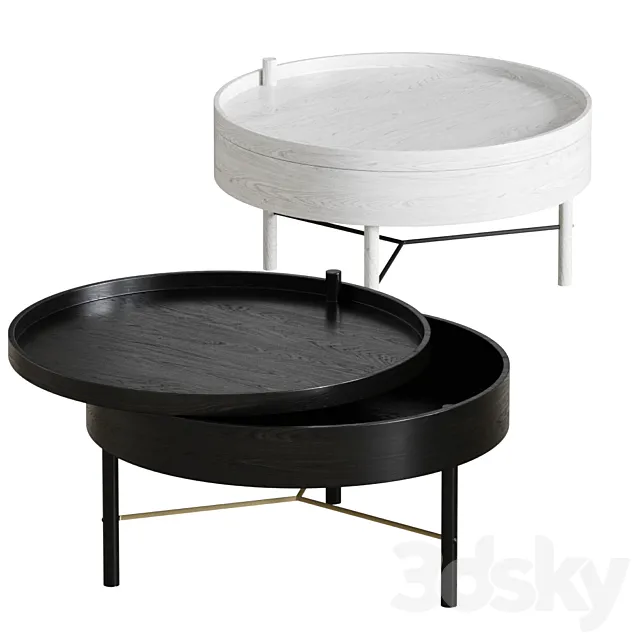 Menu Turning Table 3D Model