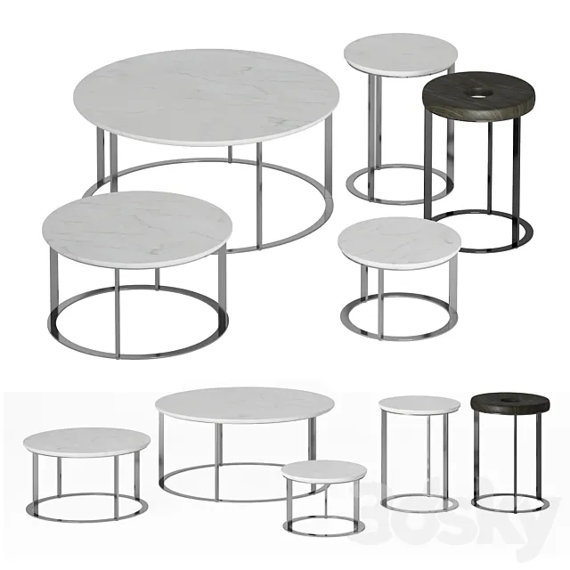Mera table set. B&B Italia. Free Download