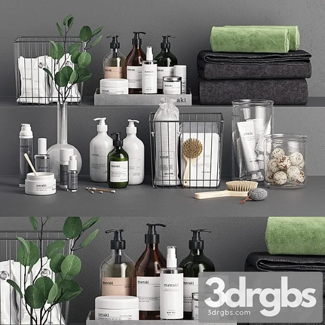 Meraki Baskets 3D Model Free