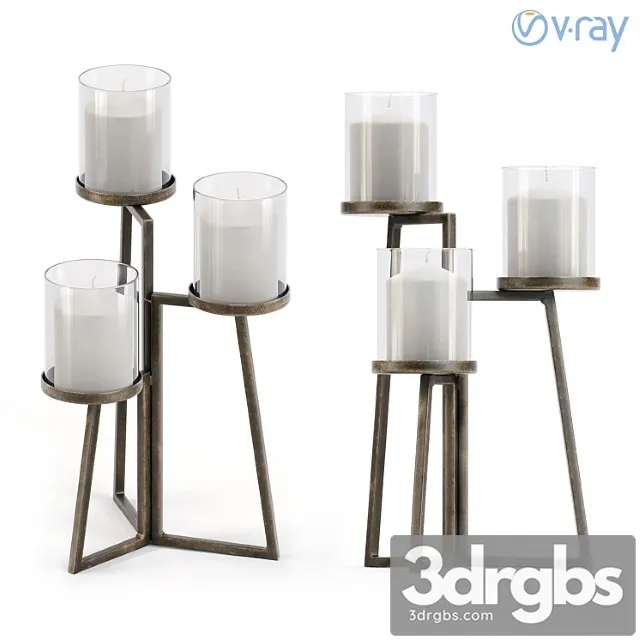 Mercana tristan candle holder 3D Model Free