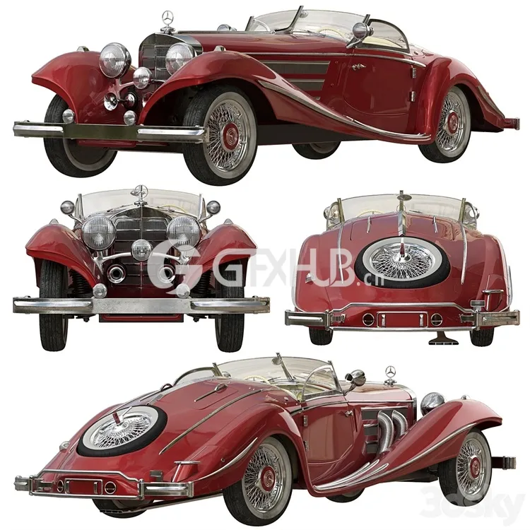 Mercedes 540K Roadster - 3478