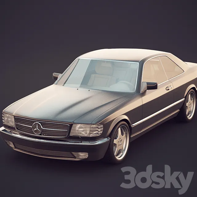 mercedes 560sec 3DModel