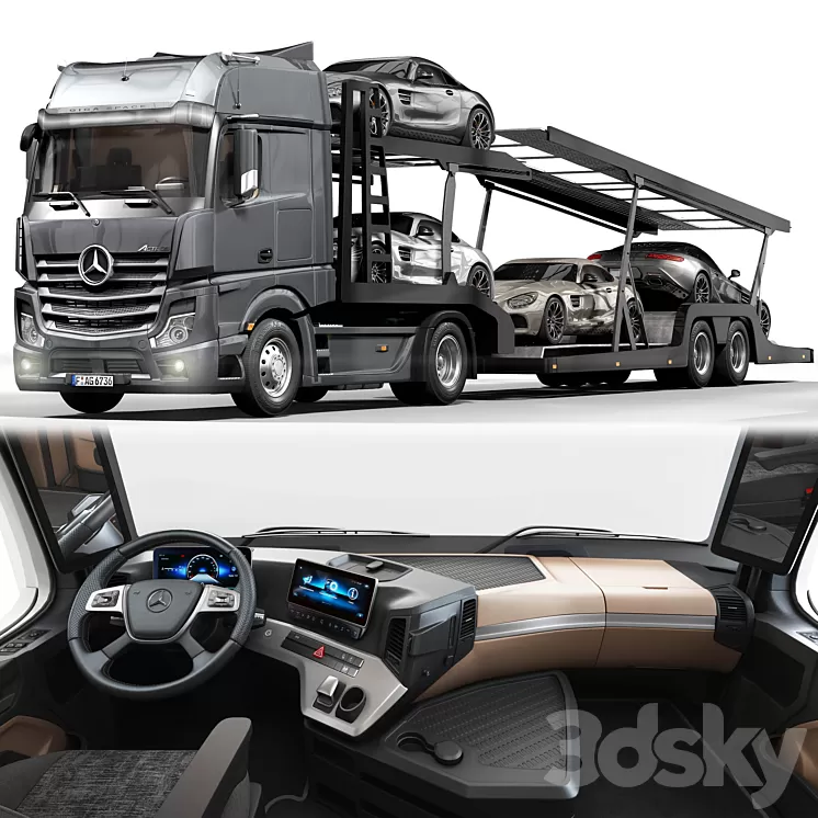 Mercedes actros 3D Model