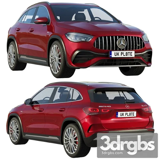 Mercedes-amg gla 35 4matic 2020 3D Model Free