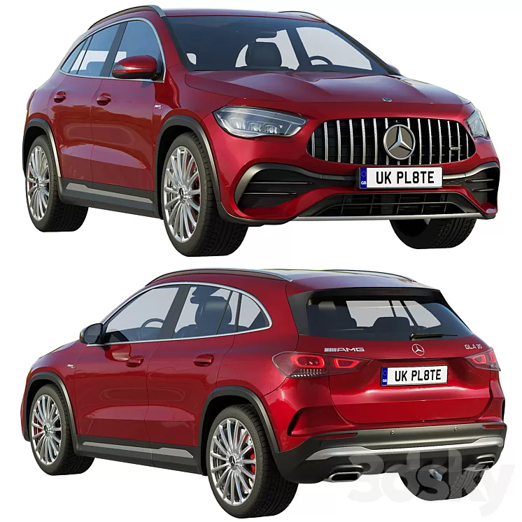 Mercedes-AMG GLA 35 4MATIC 2020 3D Model