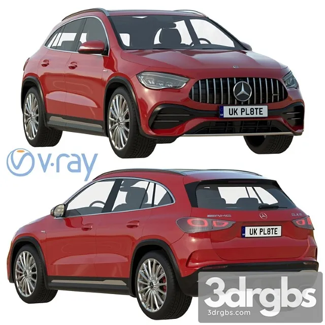 Mercedes-amg gla 35 4matic 3D Model Free