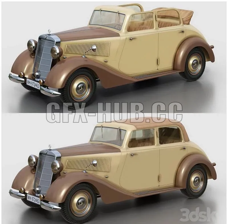 Mercedes-Benz 170V 1936 3D Model
