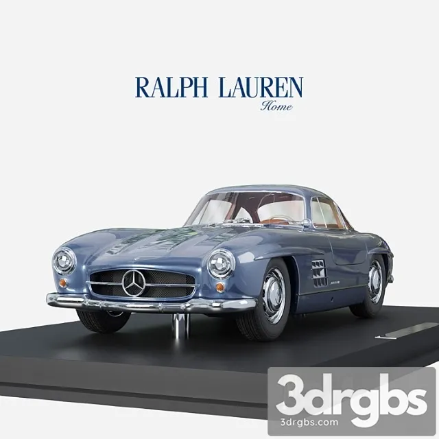 Mercedes benz 300sl coupe limited edition 3D Model Free