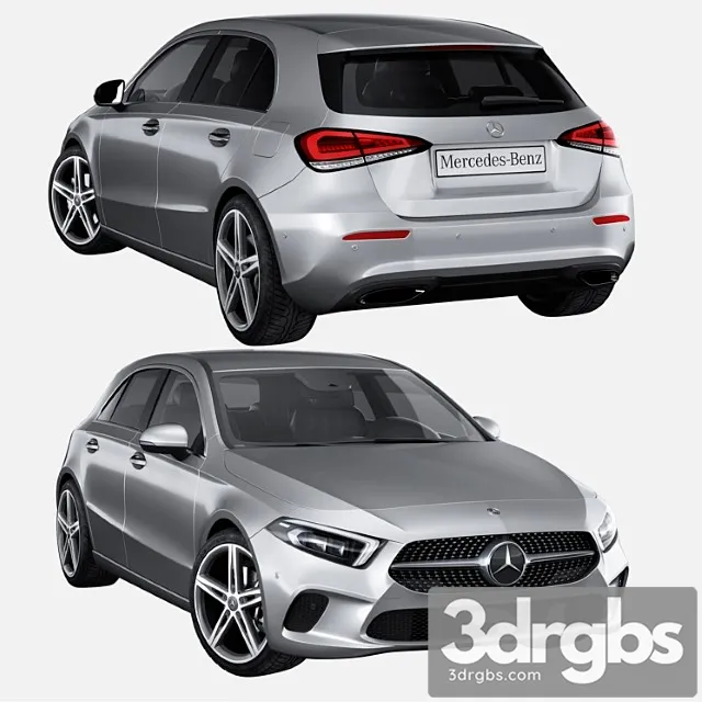 Mercedes Benz A Klasse IV W177 3D Model Free
