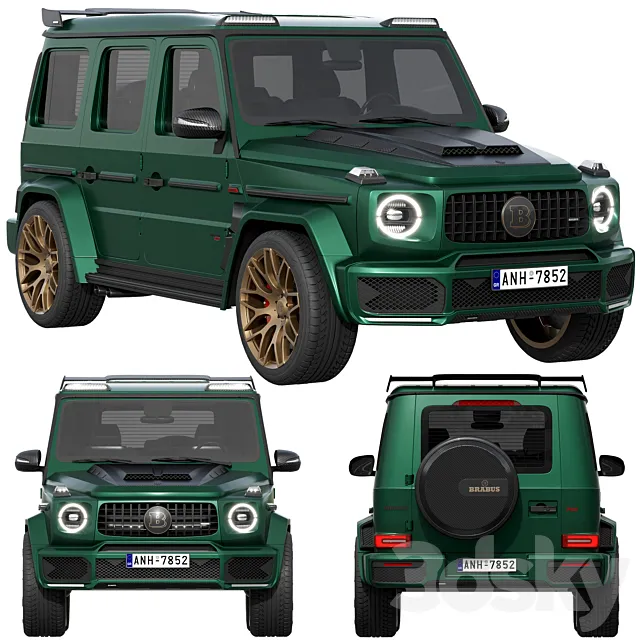 Mercedes-Benz AMG G63 BRABUS 700 WIDESTAR 3DModel