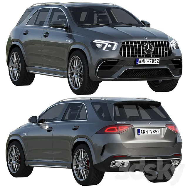 Mercedes-Benz AMG GLE 63 2021 3D Model