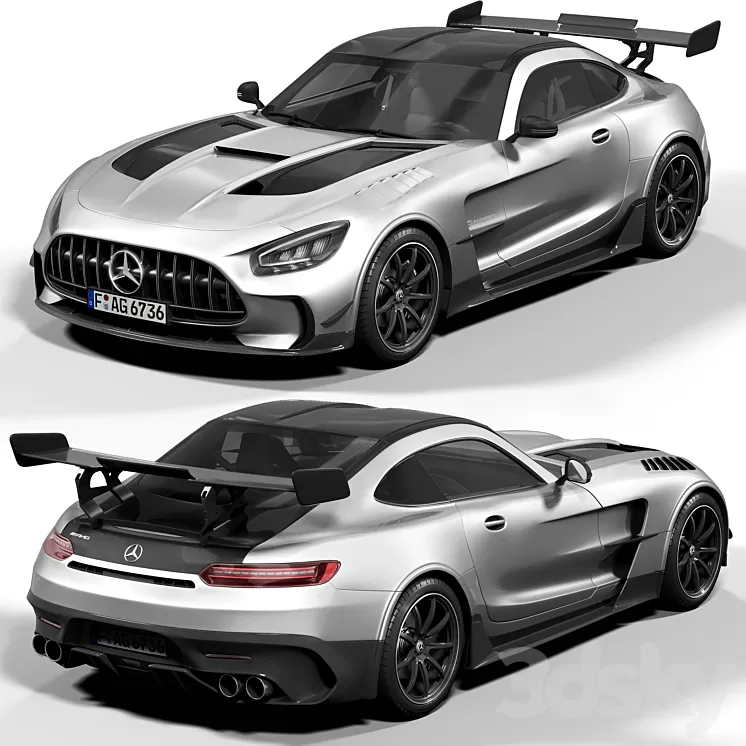 Mercedes Benz AMG GT 3D Model Free