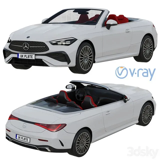 Mercedes-Benz CLE Cabriolet 3D Model