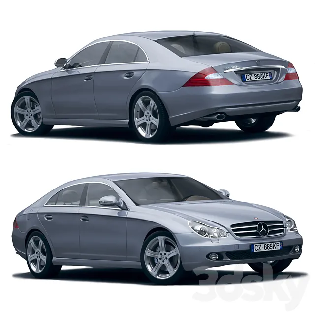 Mercedes Benz CLS500 3D Model