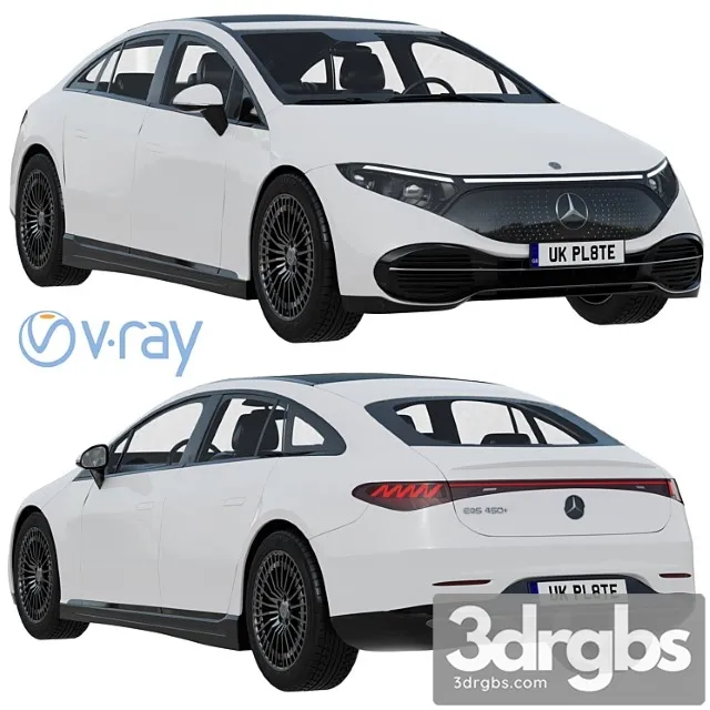 Mercedes Benz EQS 2022 3D Model Free