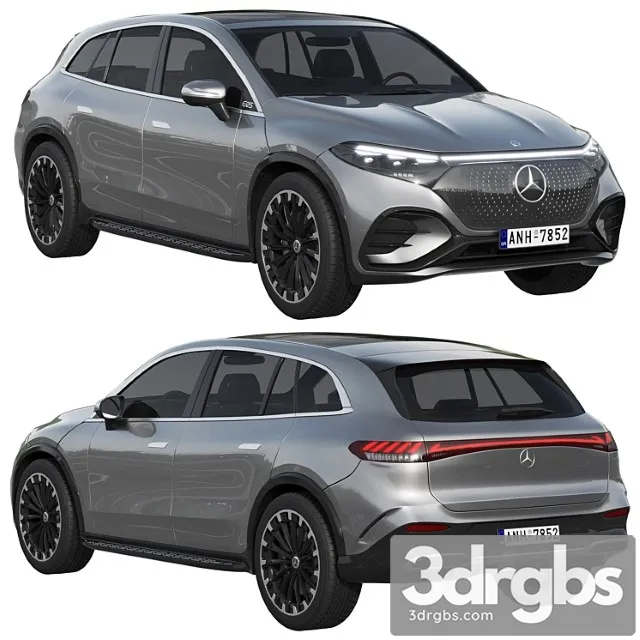 Mercedes-benz eqs suv 2023 3D Model Free