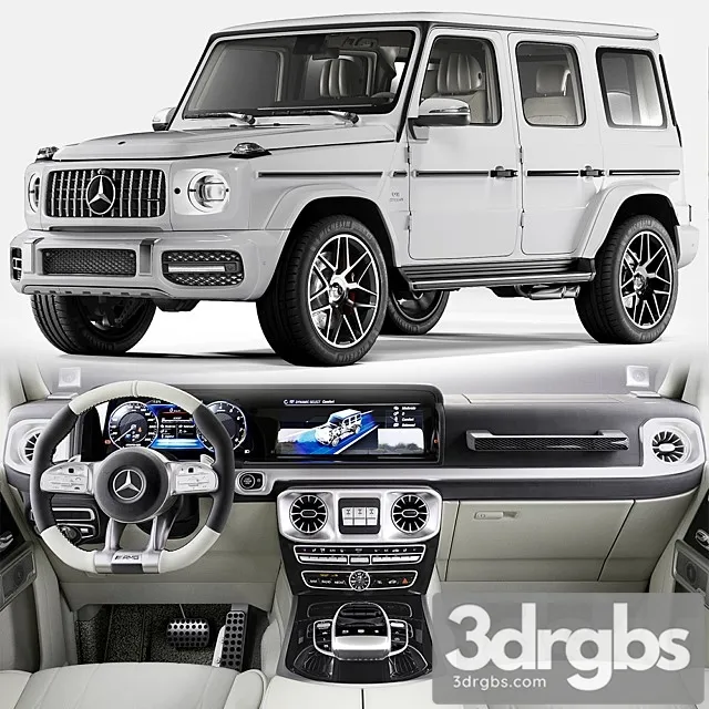 Mercedes Benz G63 Amg 1 3D Model Free