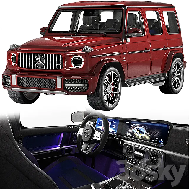 Mercedes Benz G63 AMG 2020 3DModel