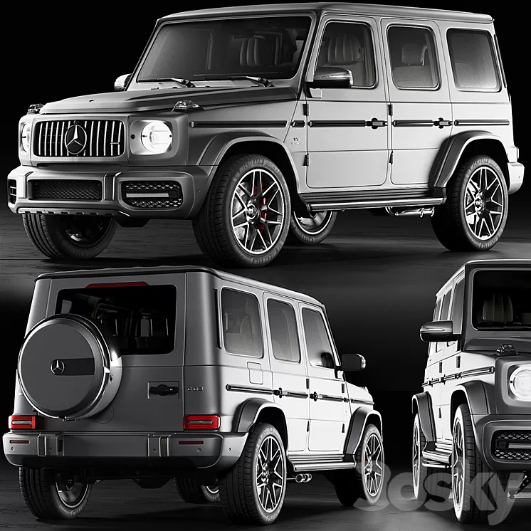 Mercedes-Benz G63 AMG 3D Model Free