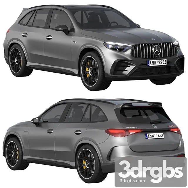 Mercedes Benz Glc63 S Amg E Performance 2023 3D Model Free