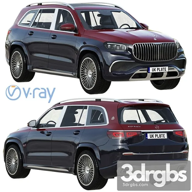 Mercedes Benz Maybach GLS 3D Model Free