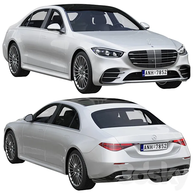 Mercedes-Benz S-Class AMG 2021 w223 3DModel