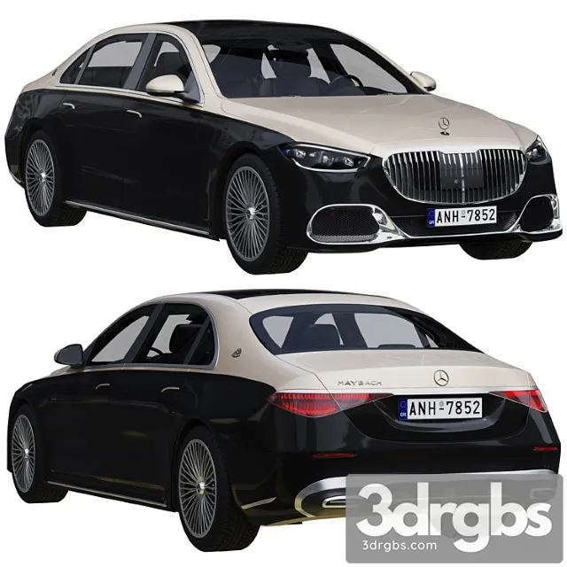 Mercedes Benz S Class Maybach 2021 3D Model Free