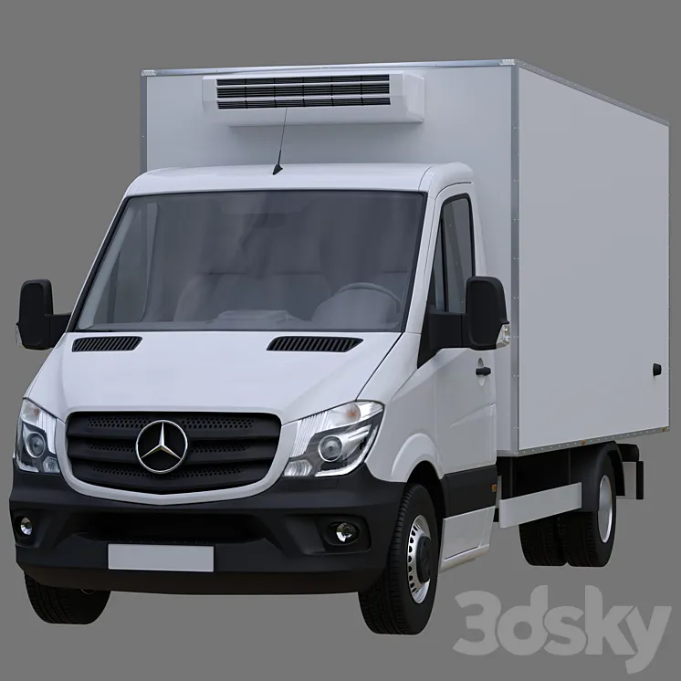 Mercedes-Benz Sprinter Ref 2015 3D Model Free
