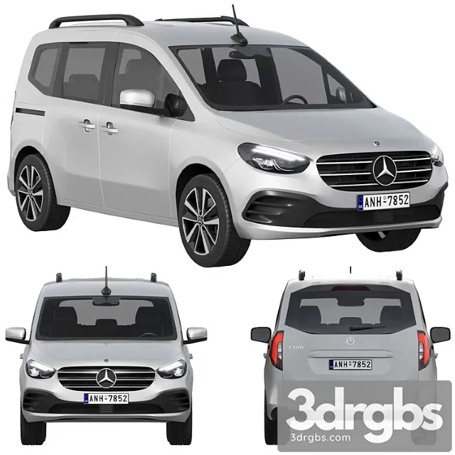 Mercedes-benz t class 3D Model Free