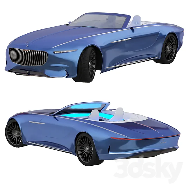 Mercedes Maybach Vision 6 2018 3D Model