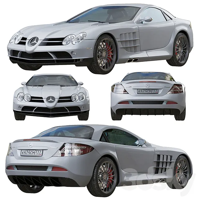 Mercedes SLR Mclaren 3D Model
