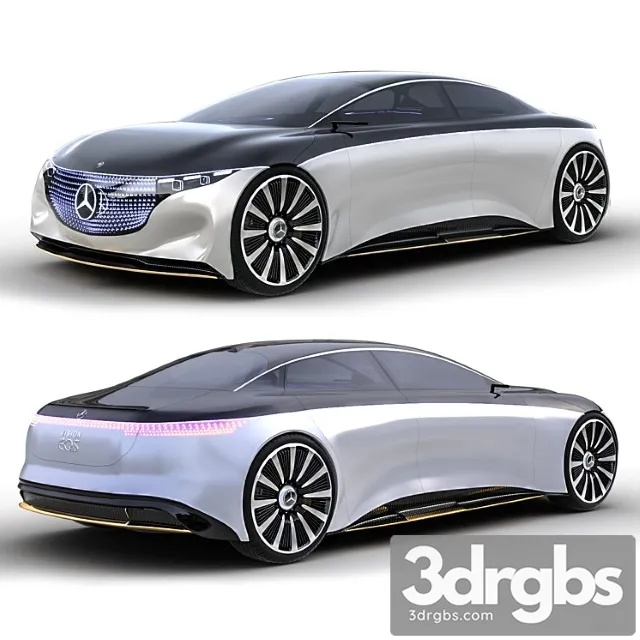 Mercedes vision eqs 3D Model Free