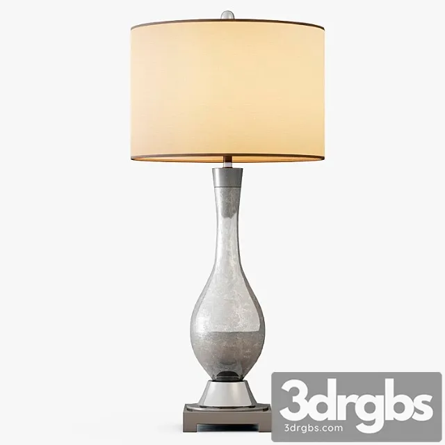 Mercury Glass Table Lamp 3D Model Free