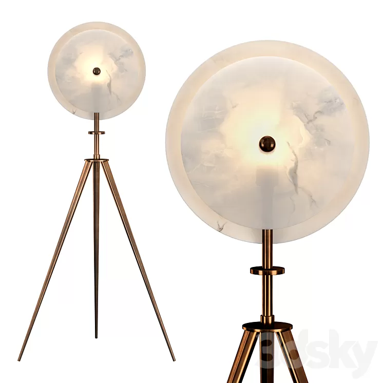 MERIDIAN FLOOR LAMP 3D Model Free