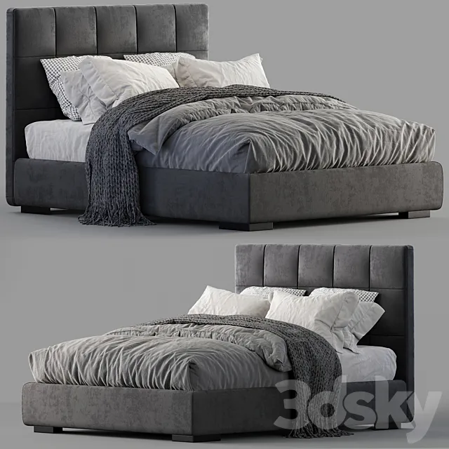 Meridiani Bed Bardo 3D Model