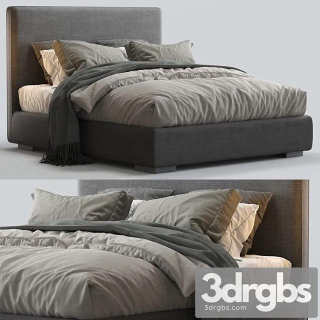 Meridiani bed bardo due 2 3D Model Free