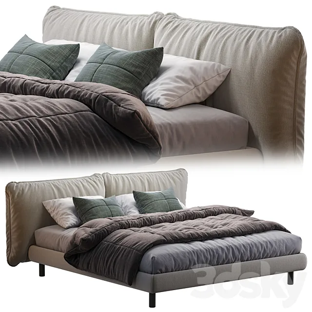 Meridiani Bed OLIVER Free Download