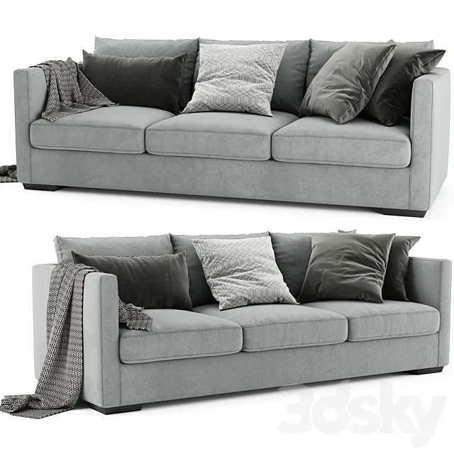 Meridiani Belmon Sofa 3D Model
