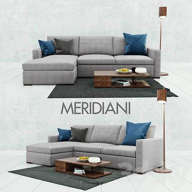 Meridiani Belmon Sofa 3DModel