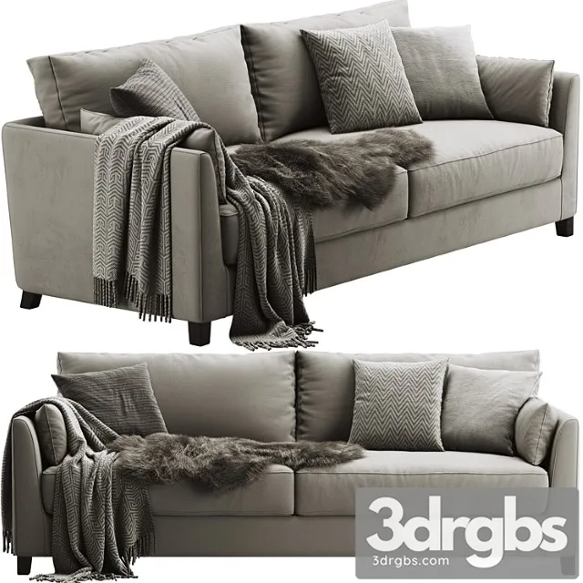 Meridiani bisse sofa 220 cm 2 3D Model Free