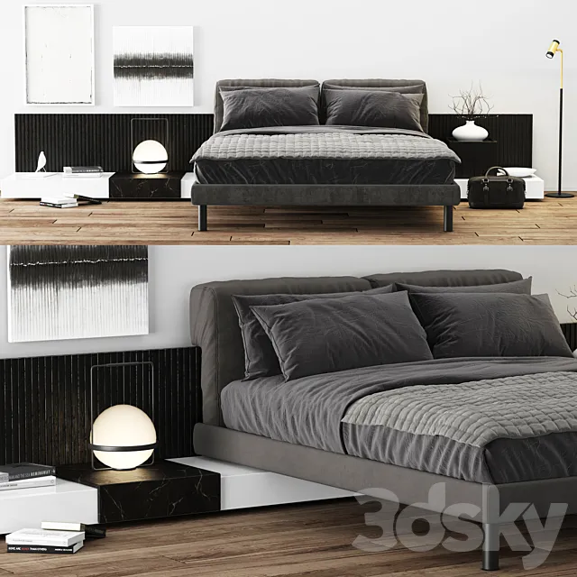 Meridiani Cliff Bed 3D Model