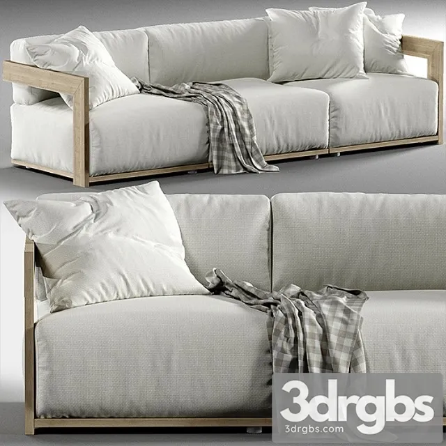 Meridiani Cloud Sofa 3D Model Free