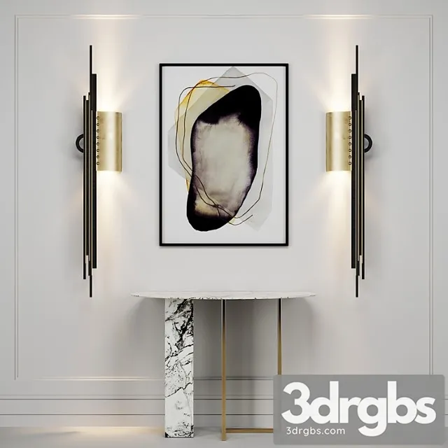 Meridiani console - artemest sconce 3D Model Free