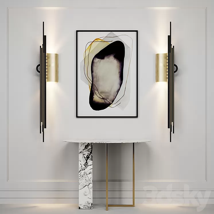 Meridiani Console - Artemest Sconce 3D Model