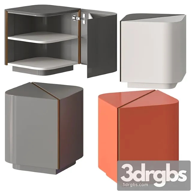 Meridiani dimitri bedside table 2 3D Model Free