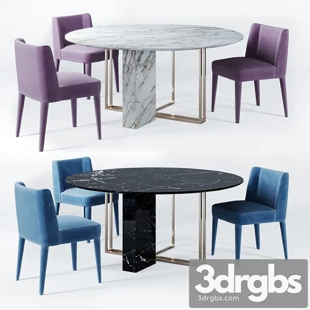 Meridiani Dining 3D Model Free