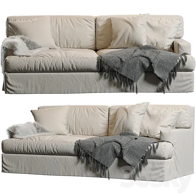meridiani james sofa 3D Model